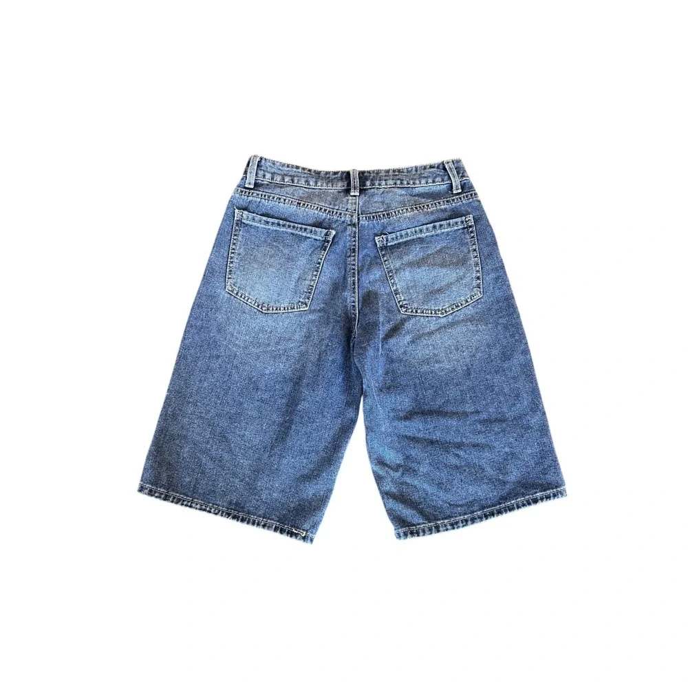 Blue Asphalt Womens Low Rise Denim Jorts Baggy Skater Shorts Blue‎ Size 0 NWT